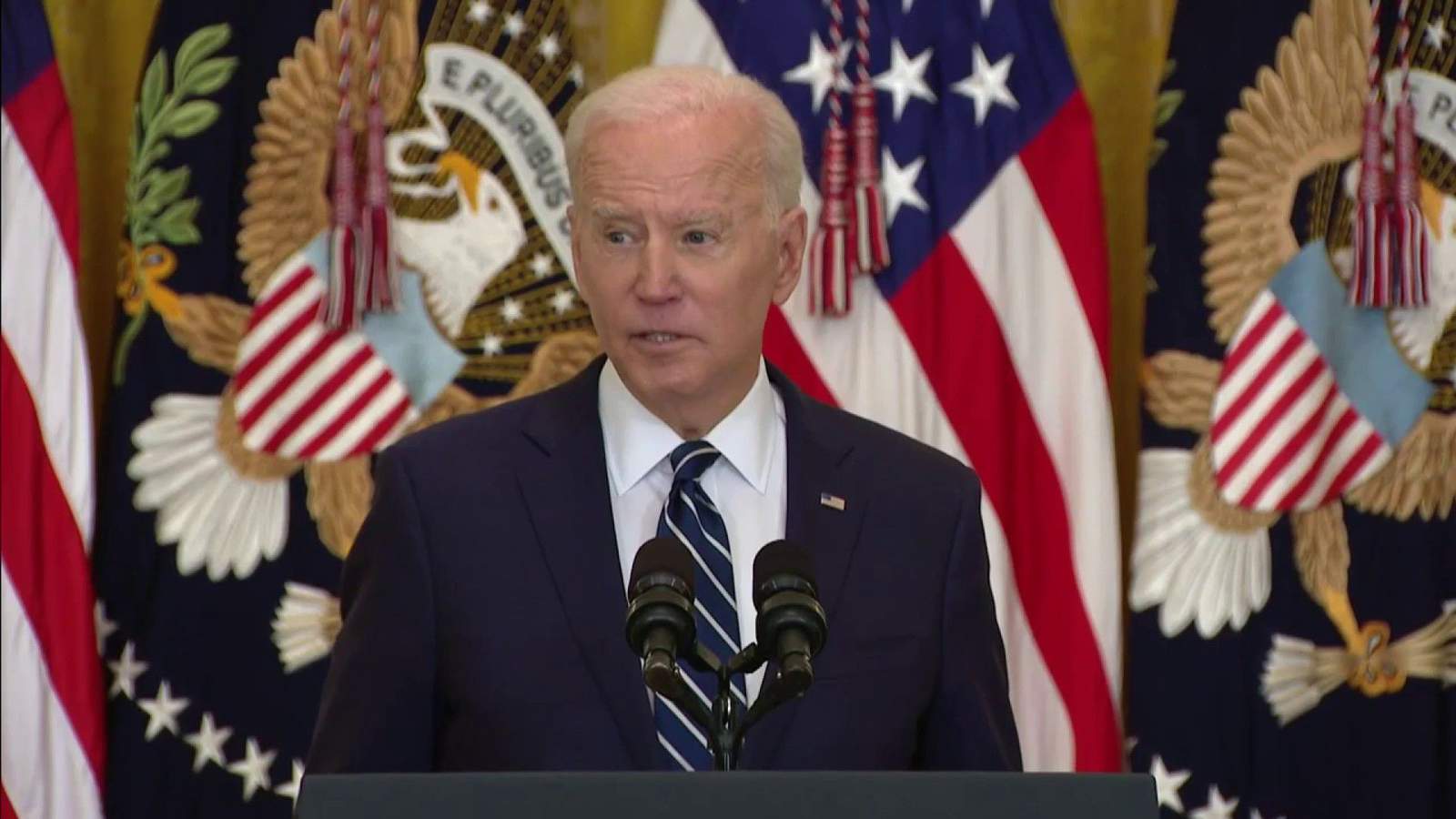 Biden addresses coronavirus, North Korea, border crisis and reelection in first news conference