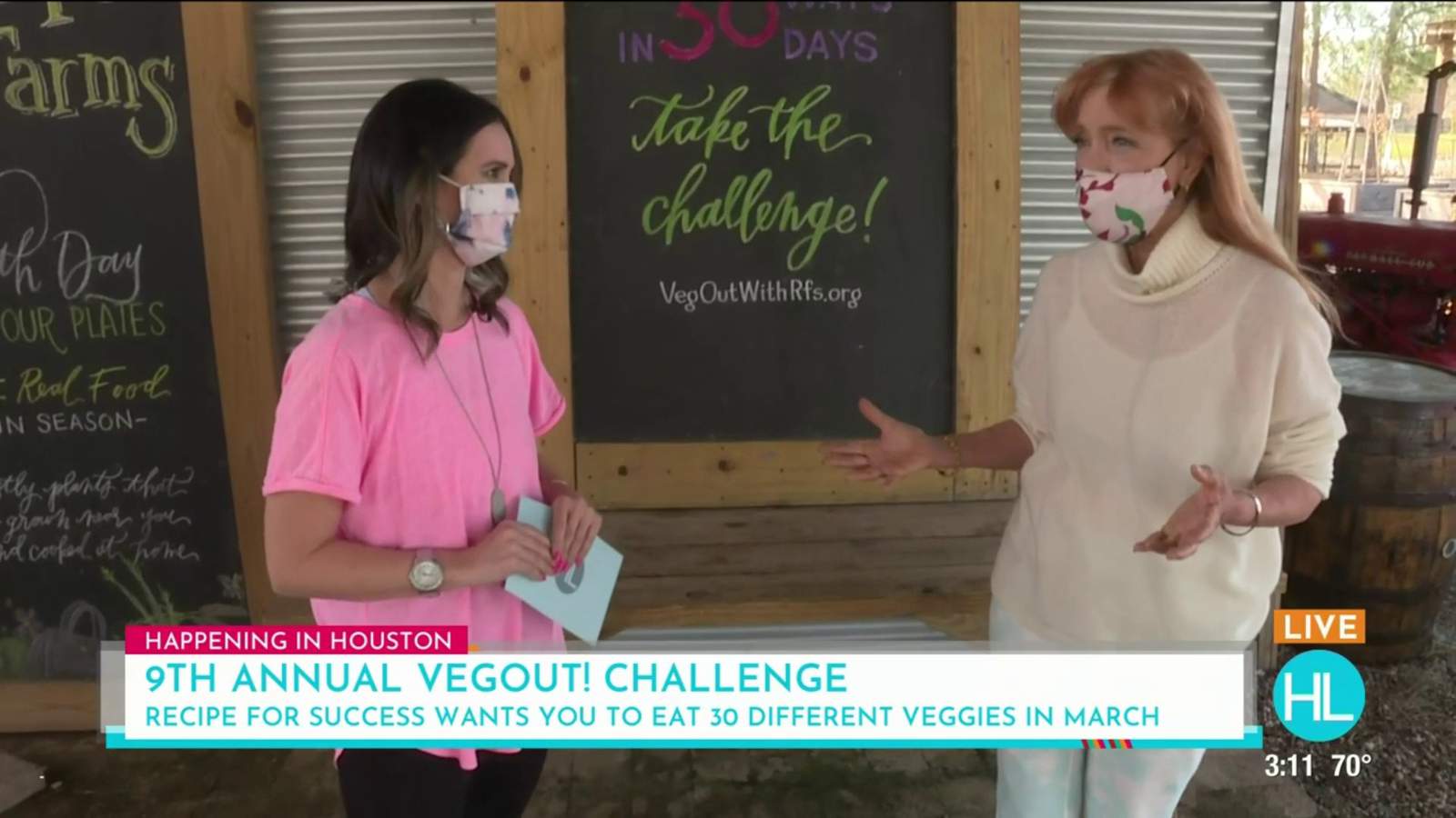 Take the 9th annual VegOut! Challenge from Recipe For Success Foundation