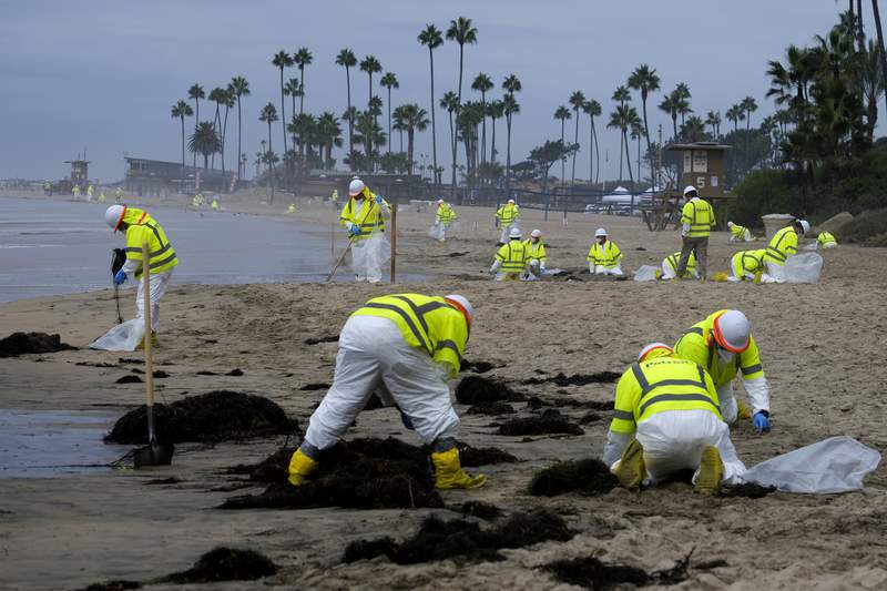 Harbor patrol searched, couldn't find California oil spill
