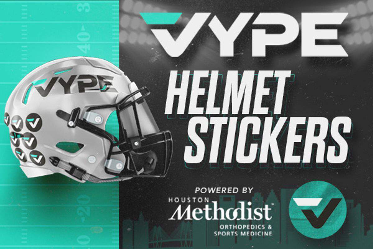 VYPE Class 5A/6A Helmet Stickers powered by Houston Methodist Orthopedics & Sports Medicine: Week 5 (Oct. 22-24)