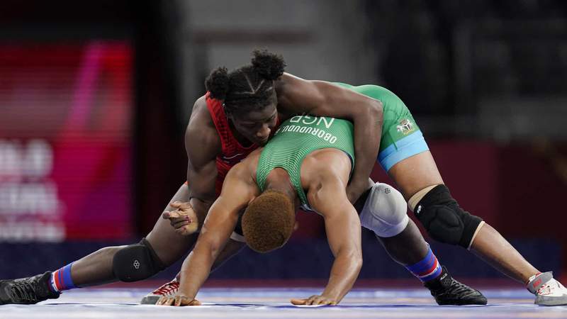 Olympic Wrestling Day 11: USA's Mensah takes gold