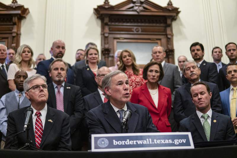 Gov. Greg Abbott announces Texas is providing initial $250 million "down payment" for border wall