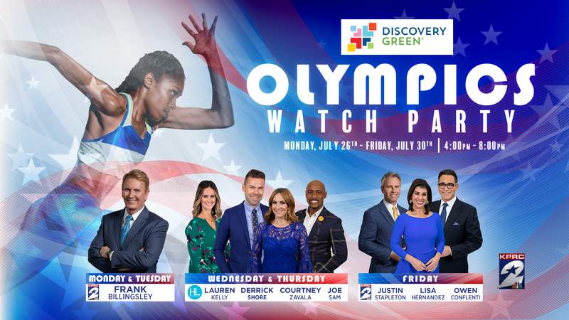 You’re invited to Houston’s largest Olympics watch party at Discovery Green