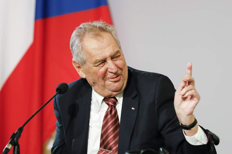 Czech president Zeman, predecessor Klaus hospitalized
