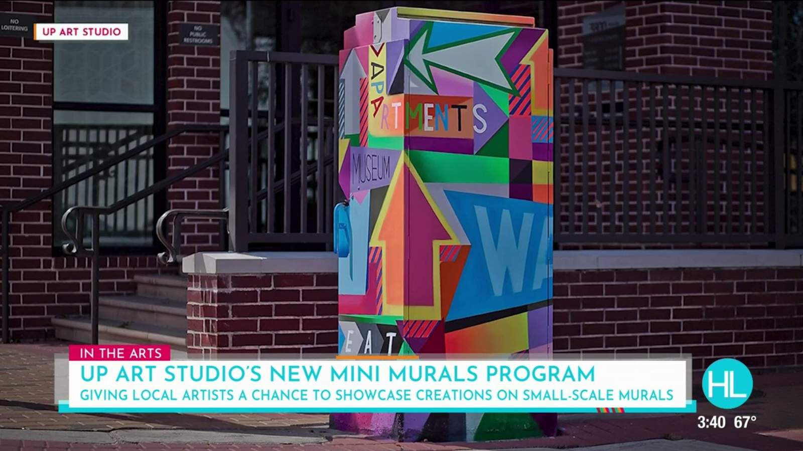 Up Art Studio Houston’s new program looking for local artists to paint “mini murals”