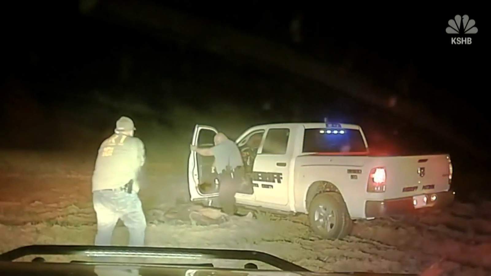 Caught on camera: Deputy runs over fleeing man