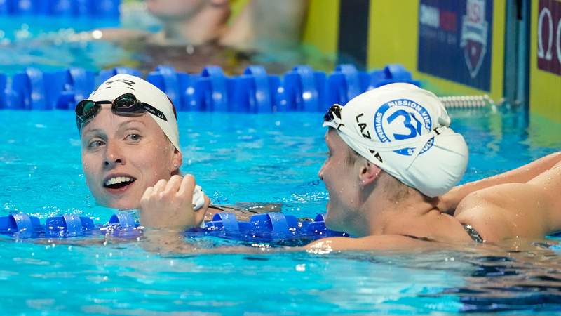 Lilly King and Annie Lazor have a unique friendship that goes outside the pool