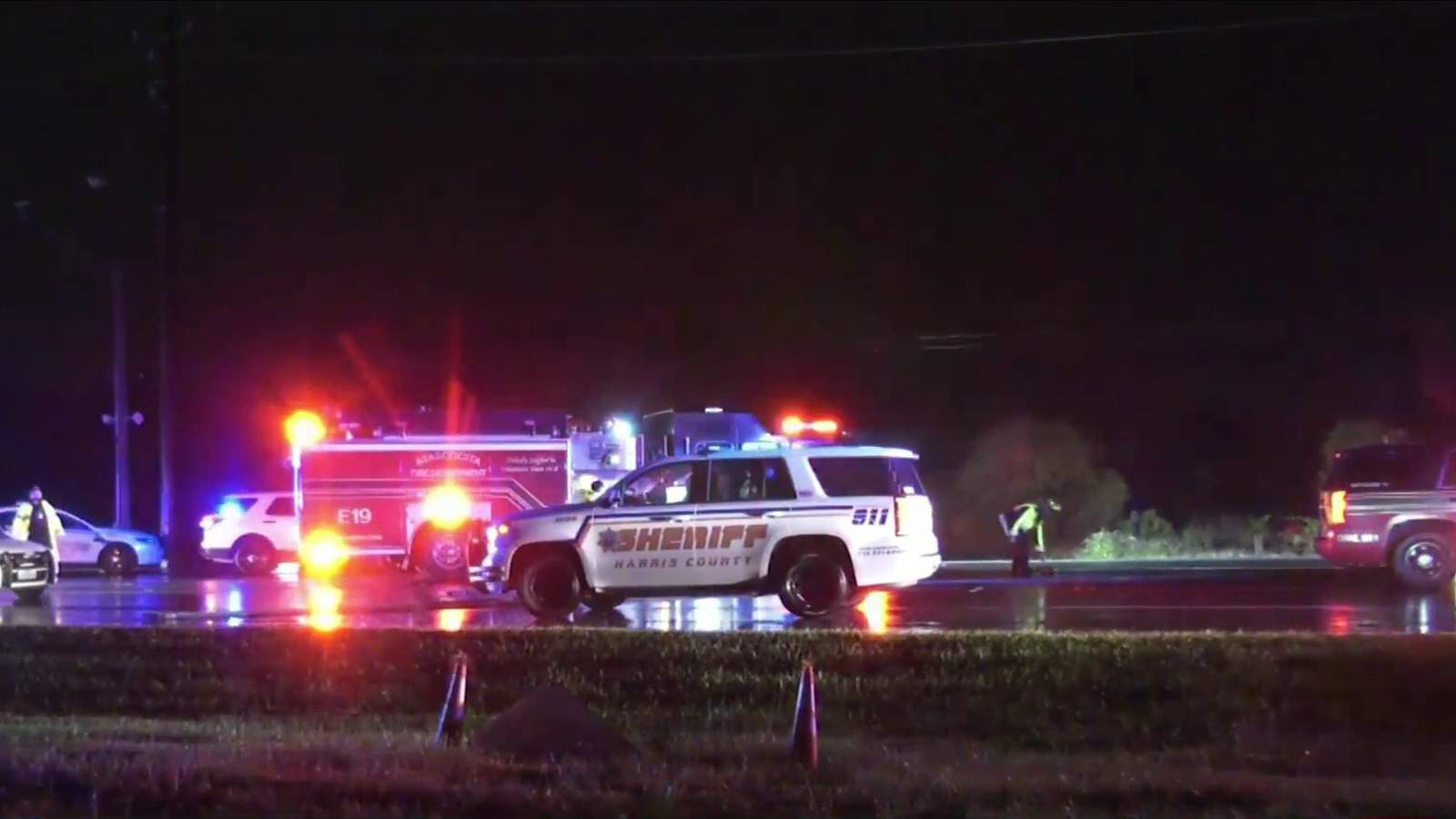 HCSO: Driver dies in fiery wreck after crashing into utility pole in Humble