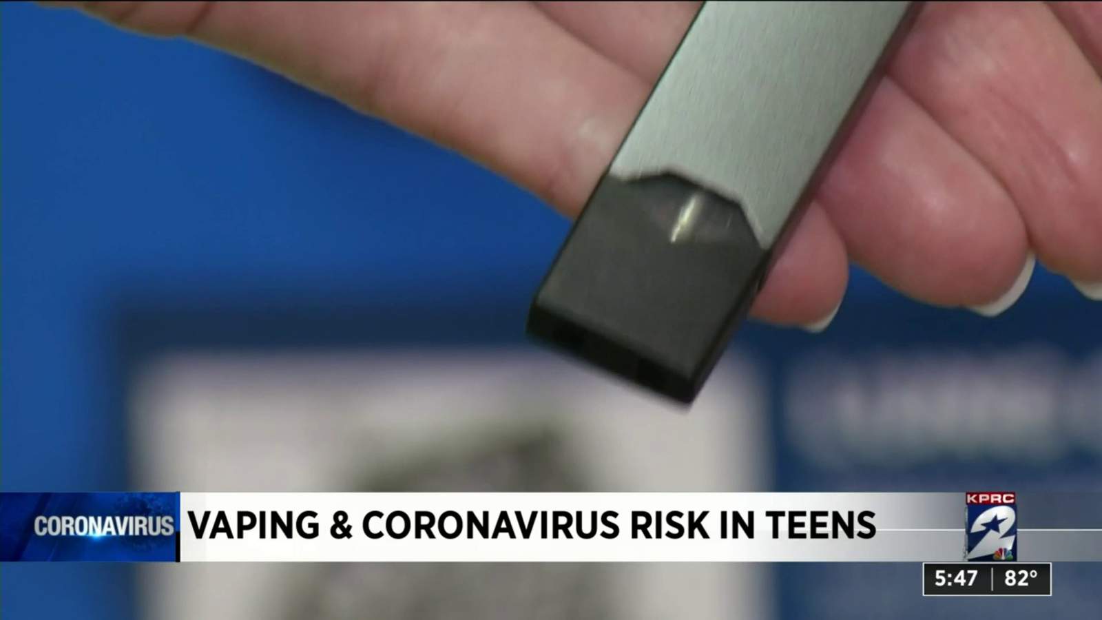 Vaping could make COVID-19 cases more severe in teens