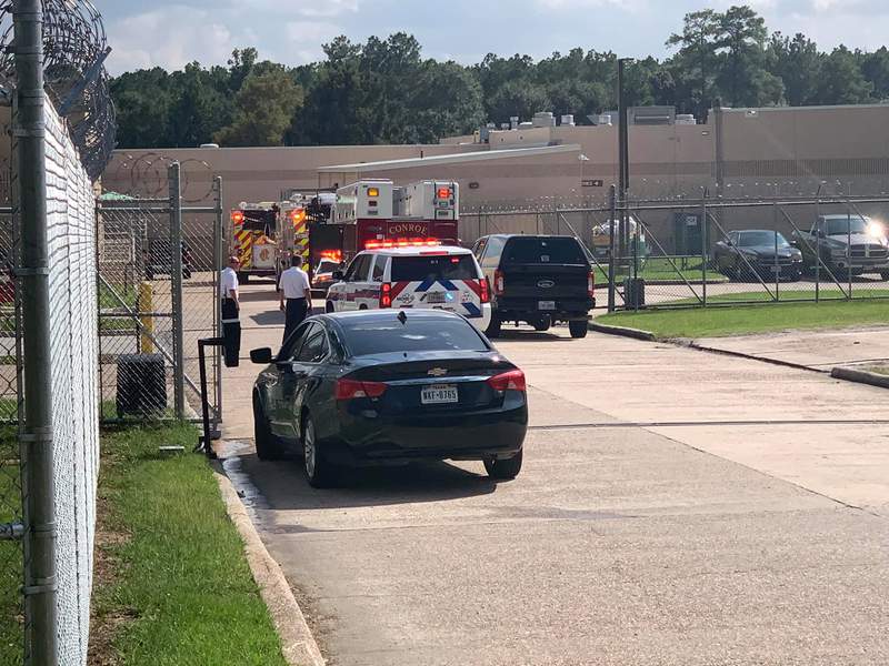 Hazmat crews working to identify substance at Montgomery County Jail after 4 employees exposed
