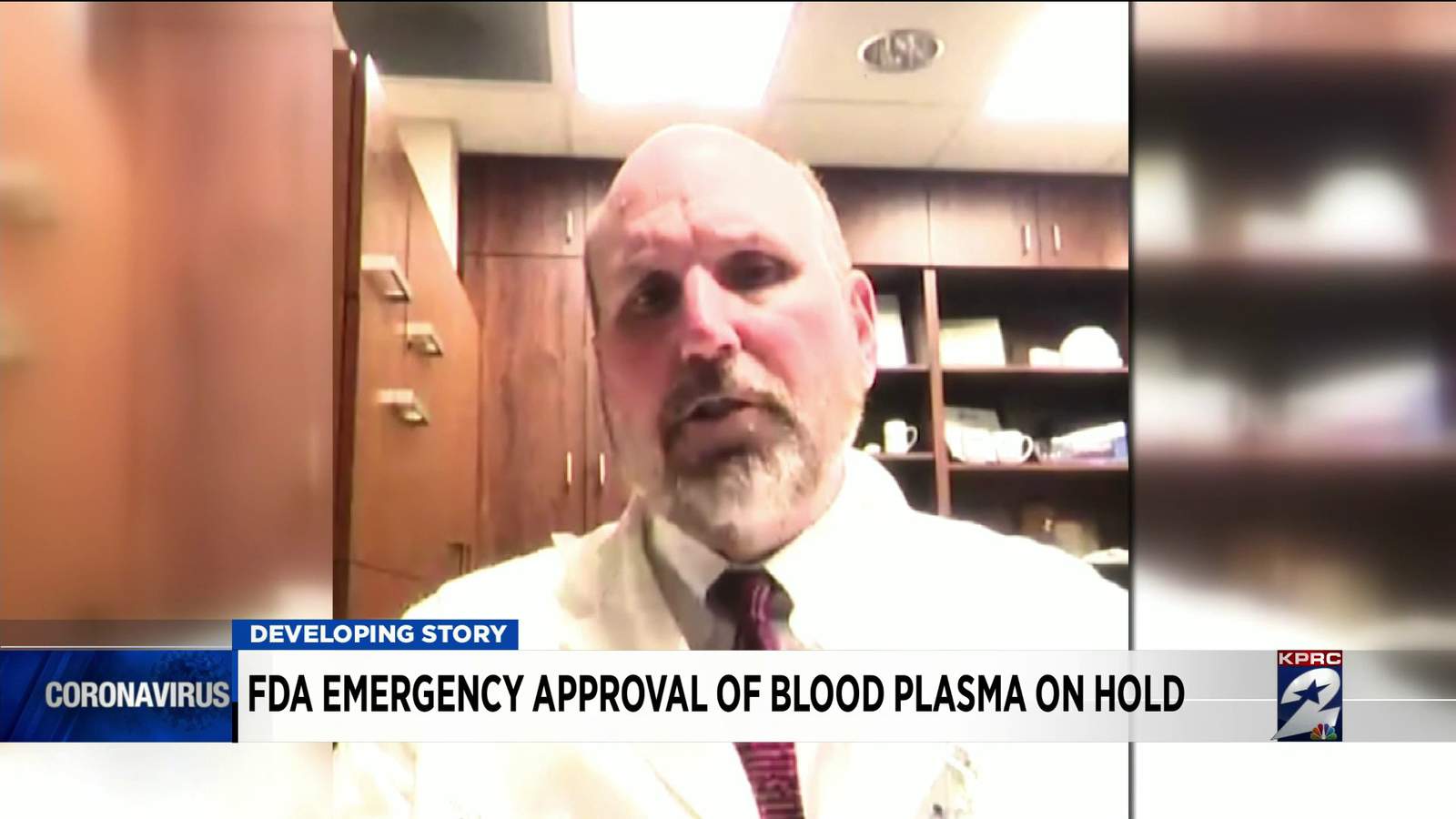 Doctors discuss blood plasma treatment for COVD-19 as FDA puts authorization on hold