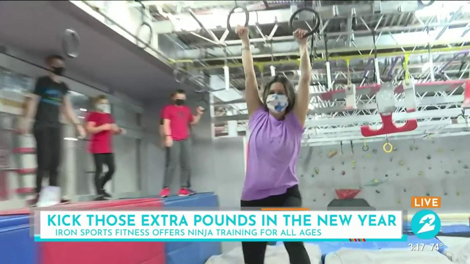 Train like a NINJA in the new year at Iron Sports Fitness Houston