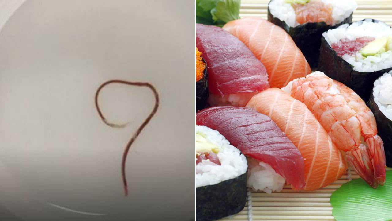 Worm removed from womans tonsil 5 days after she ate sashimi, report says