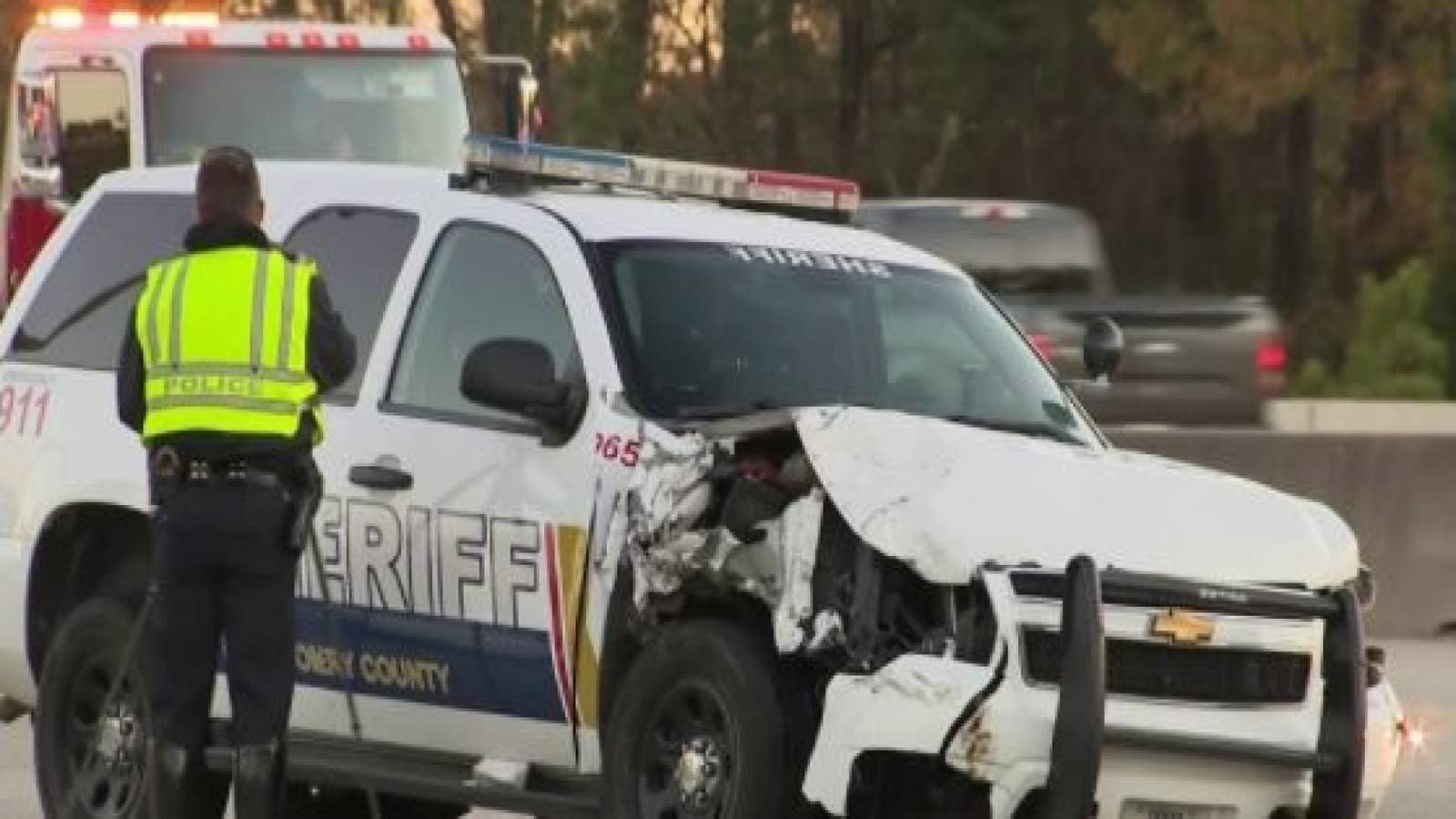 Crash involving Montgomery County deputy kills woman in Conroe, police say