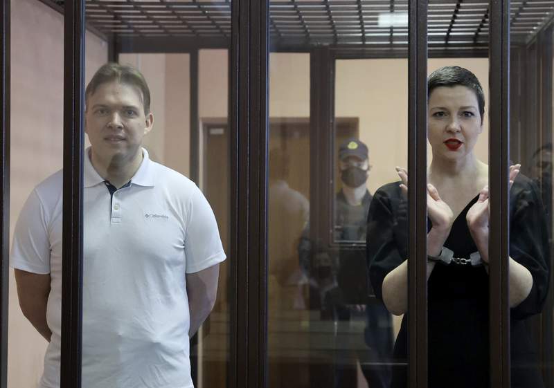 Belarus court gives opposition activists lengthy sentences