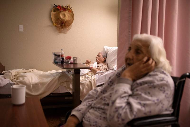 COVID-19 cases are skyrocketing in Texas nursing homes, and nearly half of workers are unvaccinated