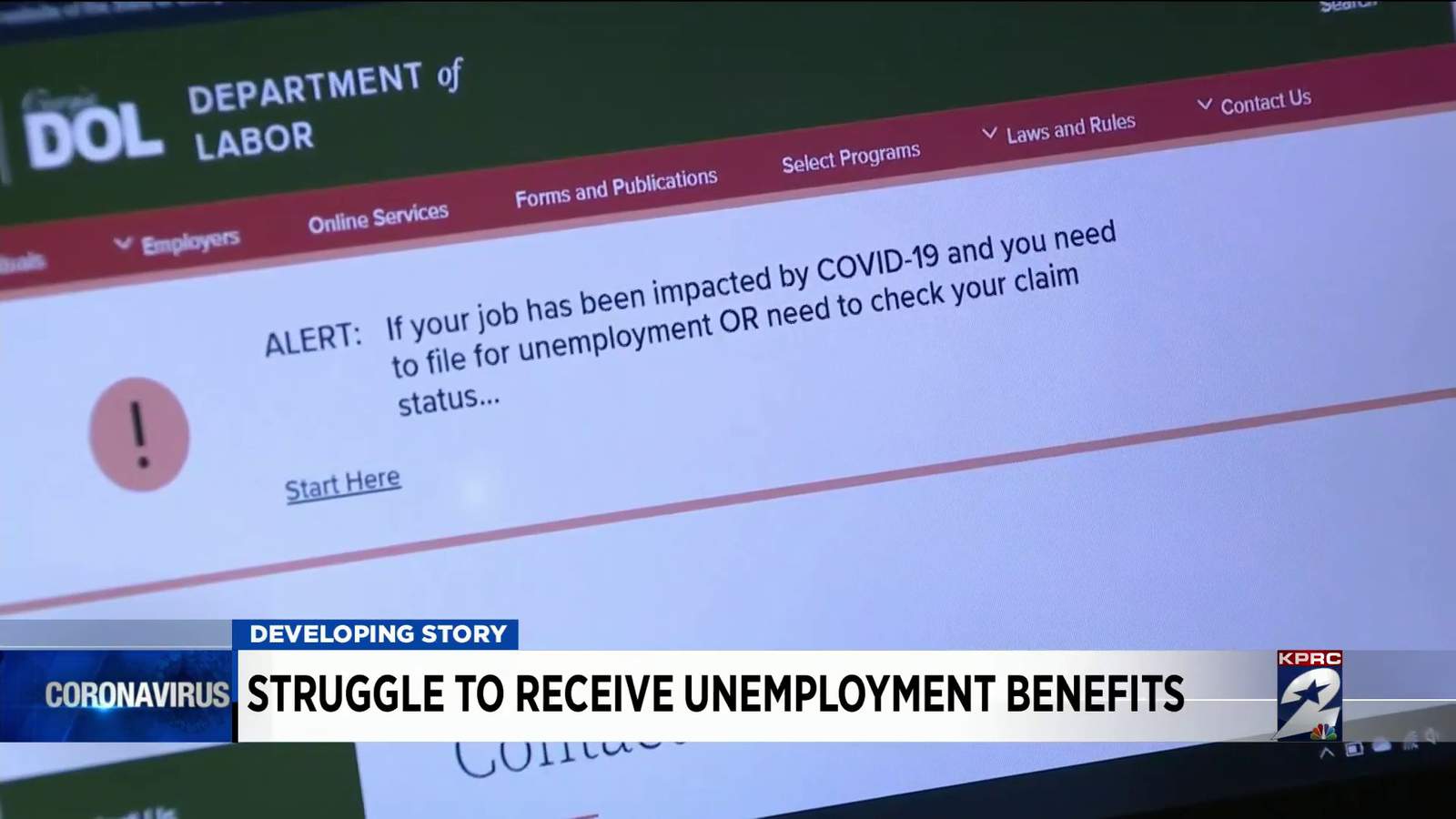Thousands of Texans find themselves in unemployment limbo