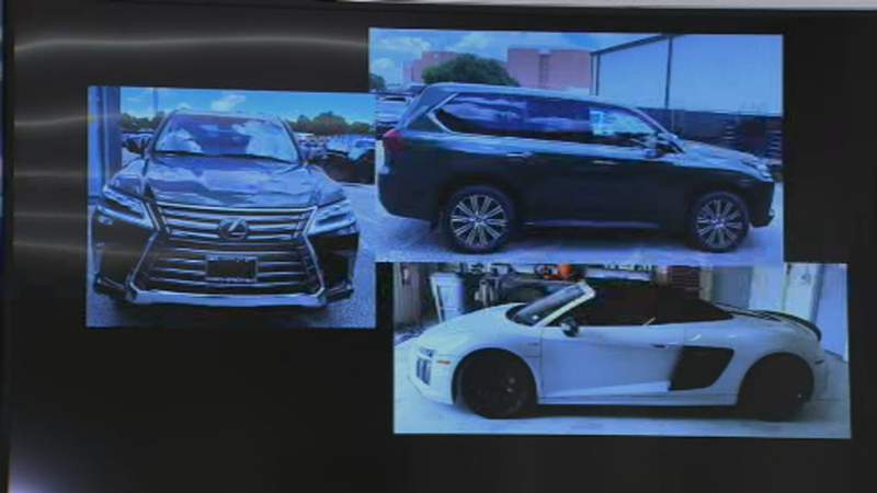The Fort Bend County Sheriff’s Office held a news conference Thursday about a multi-million dollar luxury vehicle theft ring that remains under investigation.