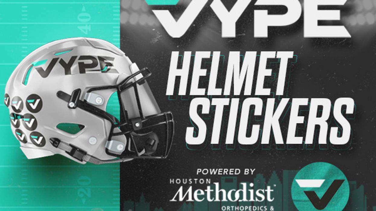 VYPE Class 5A/6A Helmet Stickers powered by Houston Methodist Orthopedics & Sports Medicine: Week 4 (Oct. 15-17)