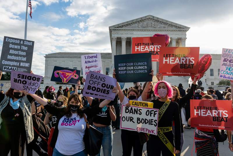 Key U.S. Supreme Court justices express concern about Texas abortion law’s enforcement
