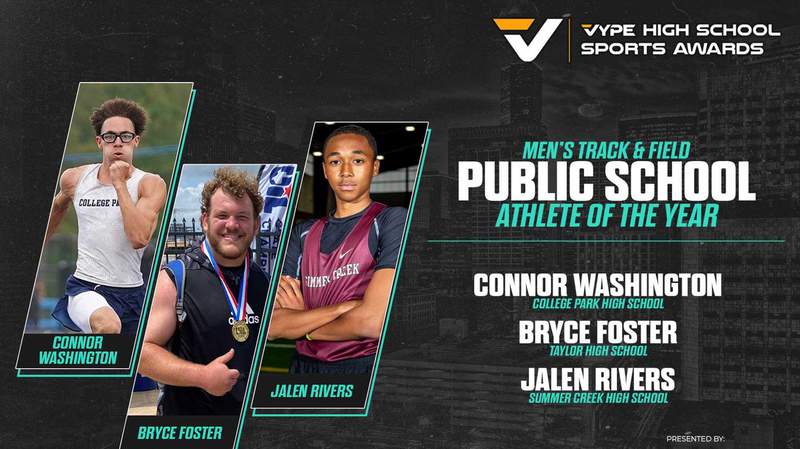 2021 VYPE Awards: Public School Men's Track & Field Athlete of the Year Finalists