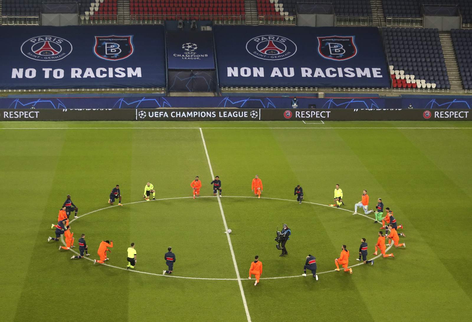 Soccer players lay down ‘marker’ in fight against racism