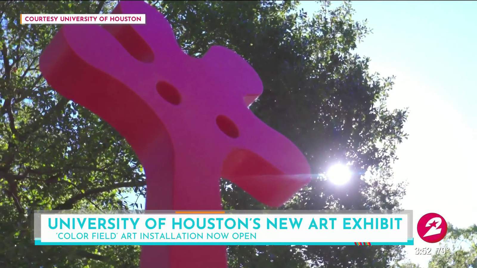 New ‘Color Field’ art installation at U of H sure to brighten your day