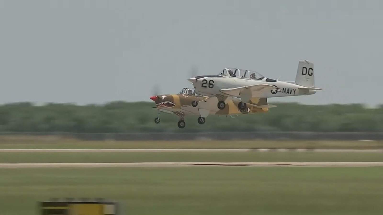REWIND: See the Lone Star Flight Museum’s ‘Flight to the Finish’ mesmerize the Houston skies on Mother’s Day