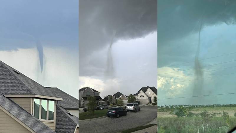 GALLERY: See the striking funnel cloud images and videos Houston-area residents captured