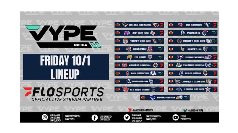VYPE Live Lineup - Friday 10/1/21