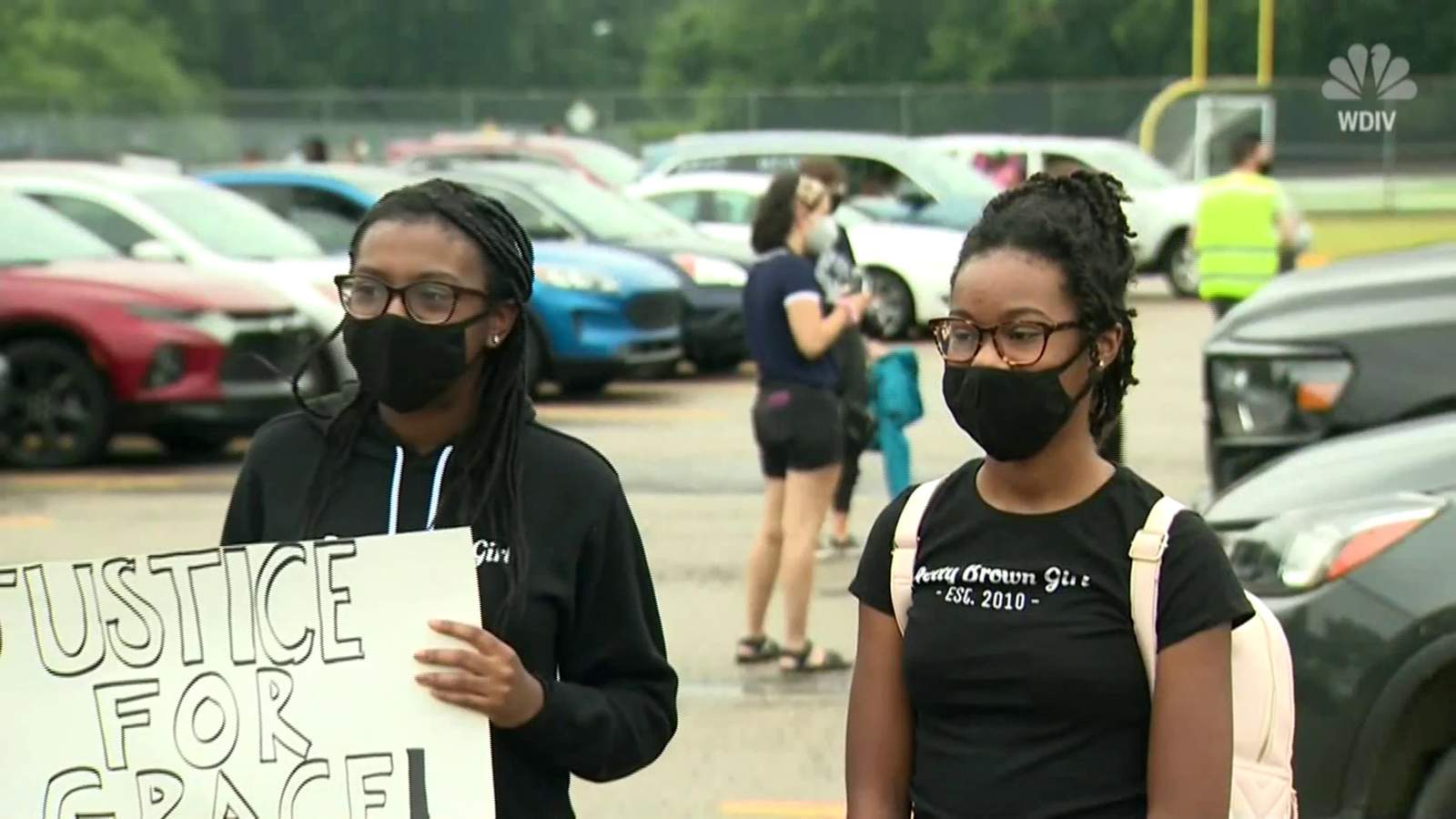 ‘Free Grace’: Protesters rally for teenager jailed for failing to do homework