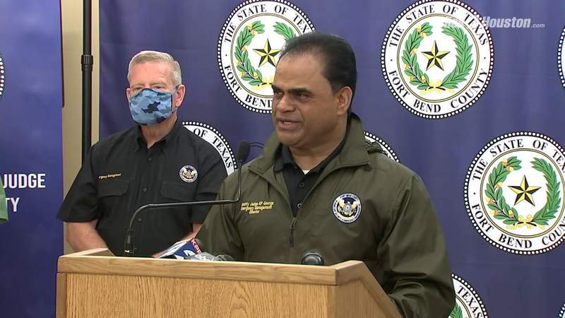 Fort Bend County authorities discuss Nicholas as area preps for heavy rains, flooding