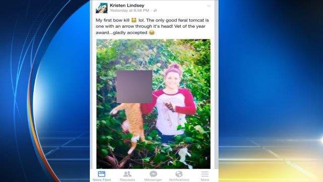 Photo of veterinarian who allegedly killed cat with arrow leads to investigation