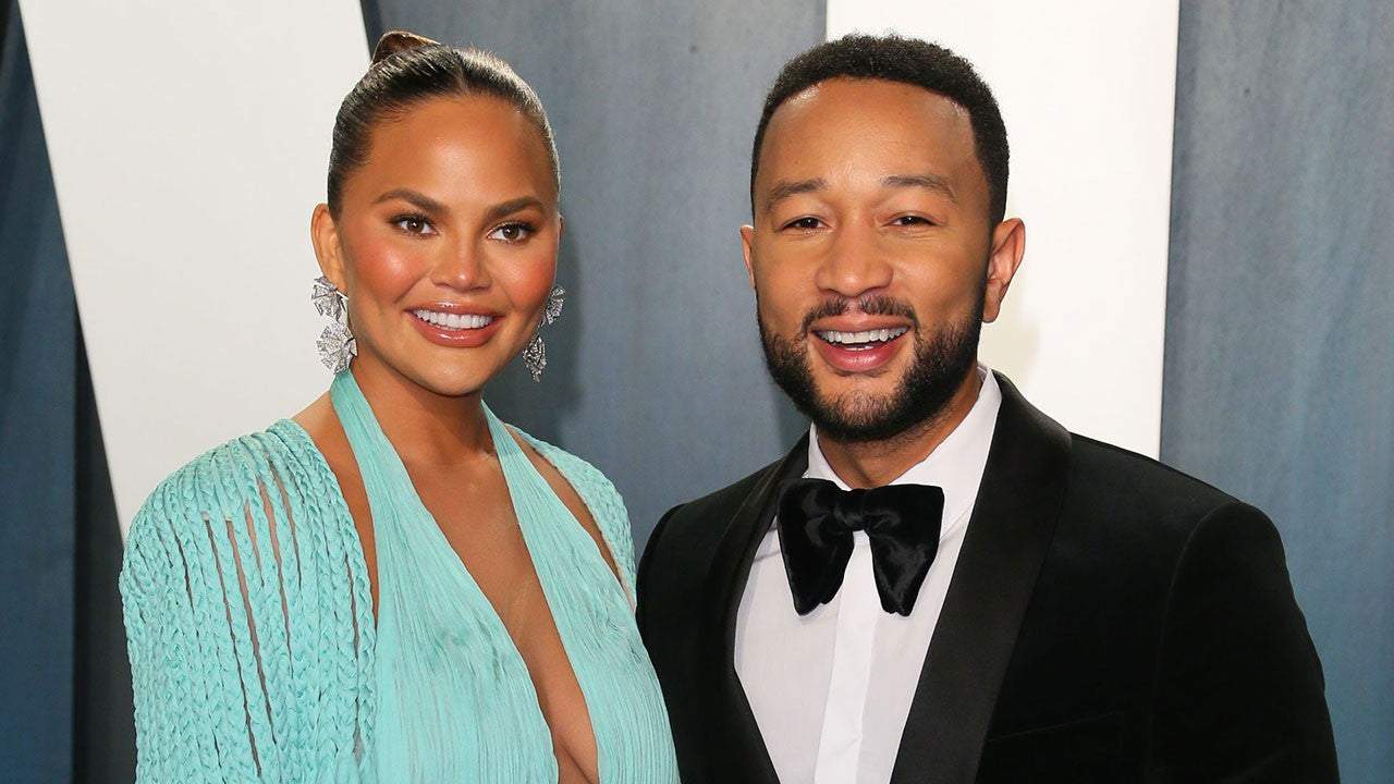 Chrissy Teigen and John Legend Dress Up for Adorable At-Home Tea Party With Their Kids: Pic!