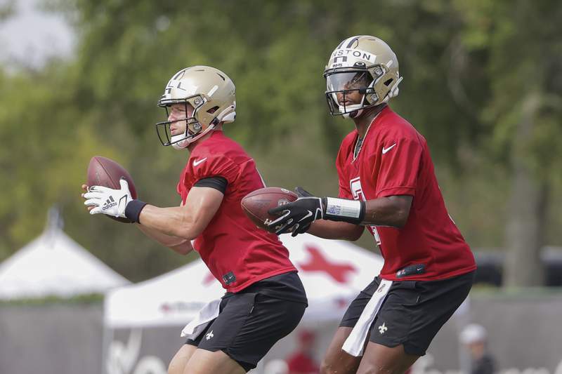 Saints arms race: Winston vs Hill in bid to succeed Brees
