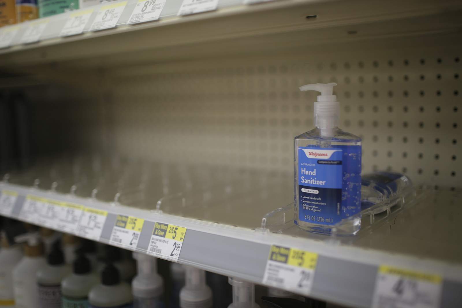 Man stuck with 17,700 bottles of hand sanitizer after Amazon suspends sales