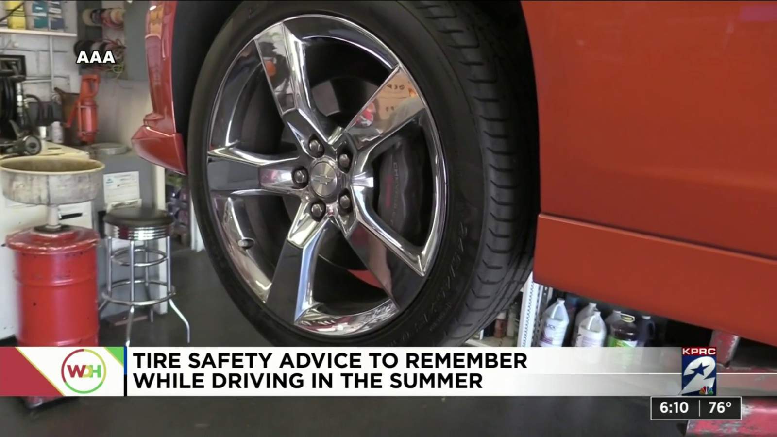 Tips on keeping your tires safe this summer