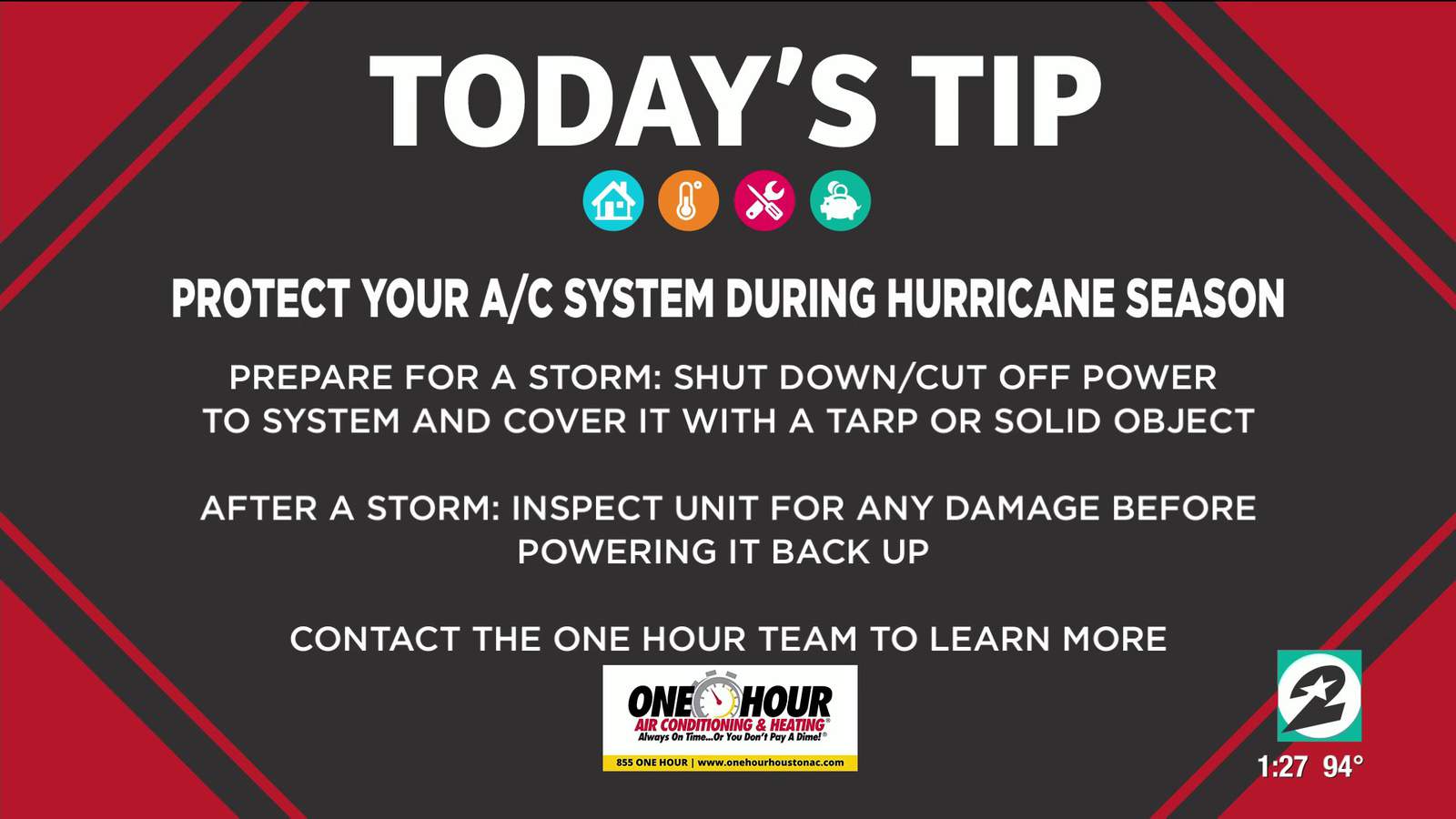 Tip Tuesday: How to protect your air conditioning system during hurricane season