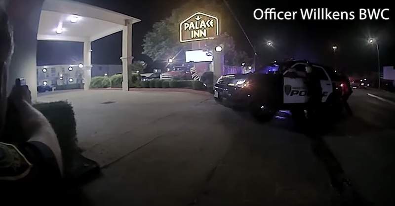 GRAPHIC: HPD releases videos of deadly officer-involved shooting at NW Houston motel from July 18