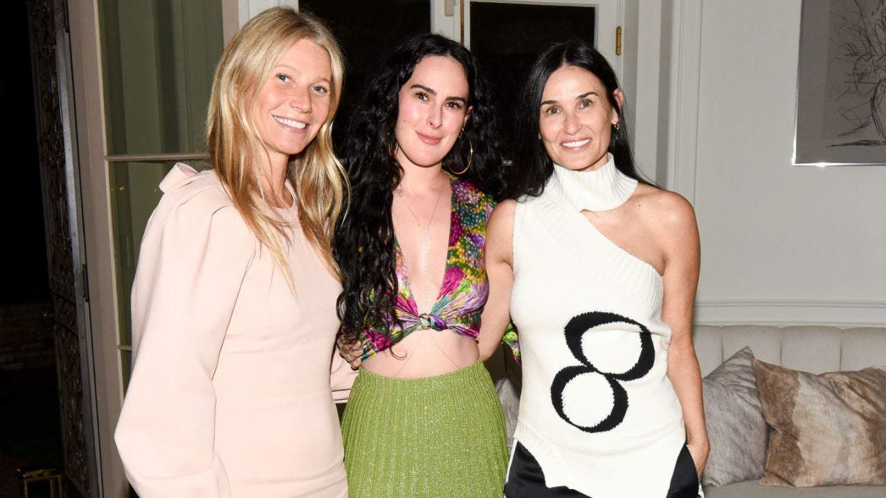 Gwyneth Paltrow Hosts Makeup Free Dinner Party With Demi Moore Kate Hudson And More