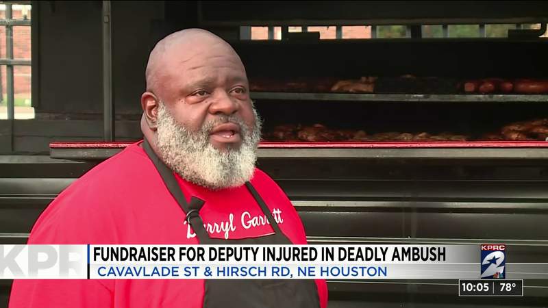 Community selling barbecue plates to raise funds for family of Harris County Pct. 4 deputy severely injured in ambush attack