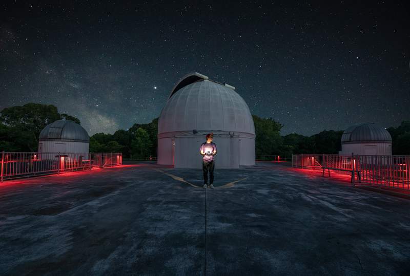 Take the family stargazing this summer at the newly renovated George Observatory in Brazos Bend State Park