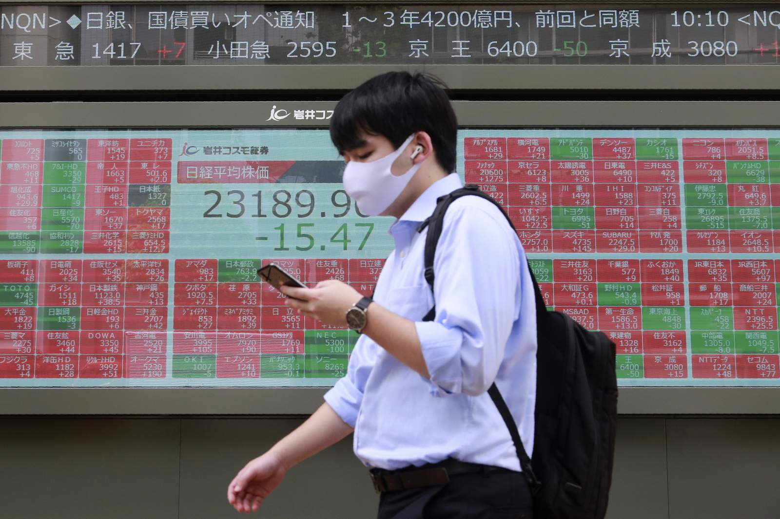 Asian shares rise as US set to reopen from Labor Day holiday