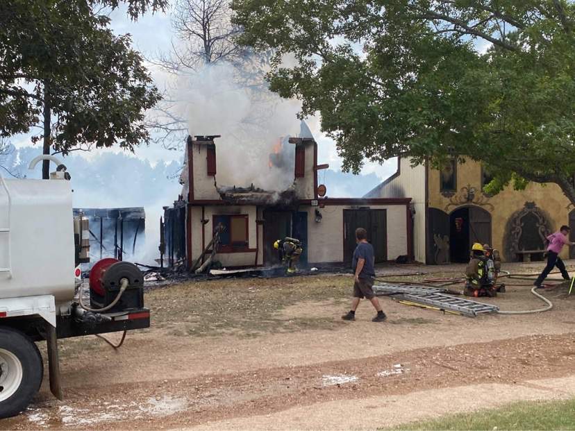 GALLERY: Fire breaks out at Texas Renaissance Festival