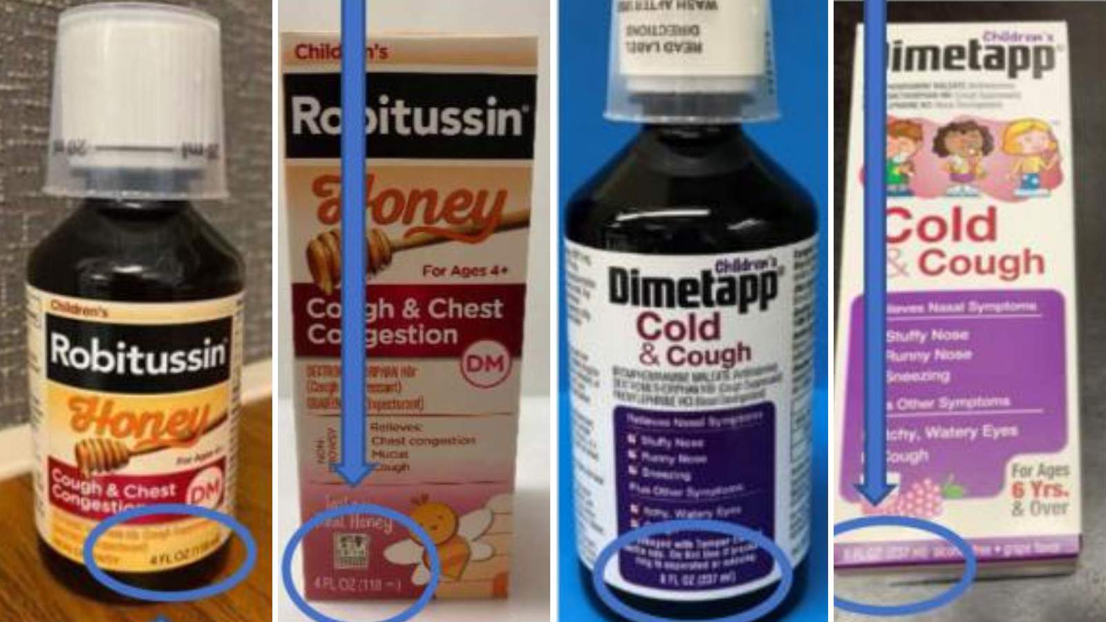 Children’s Robitussin and Dimetapp cough medicines recalled due to potential overdose risks