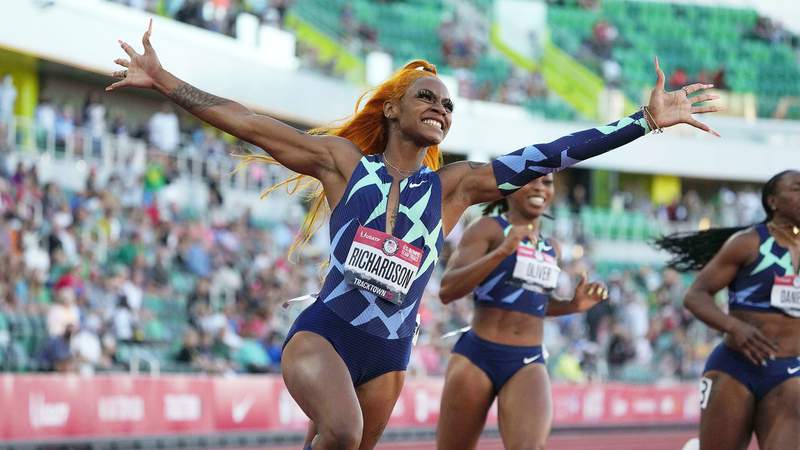Sha'Carri Richardson dominates Trials 100m for Olympic berth