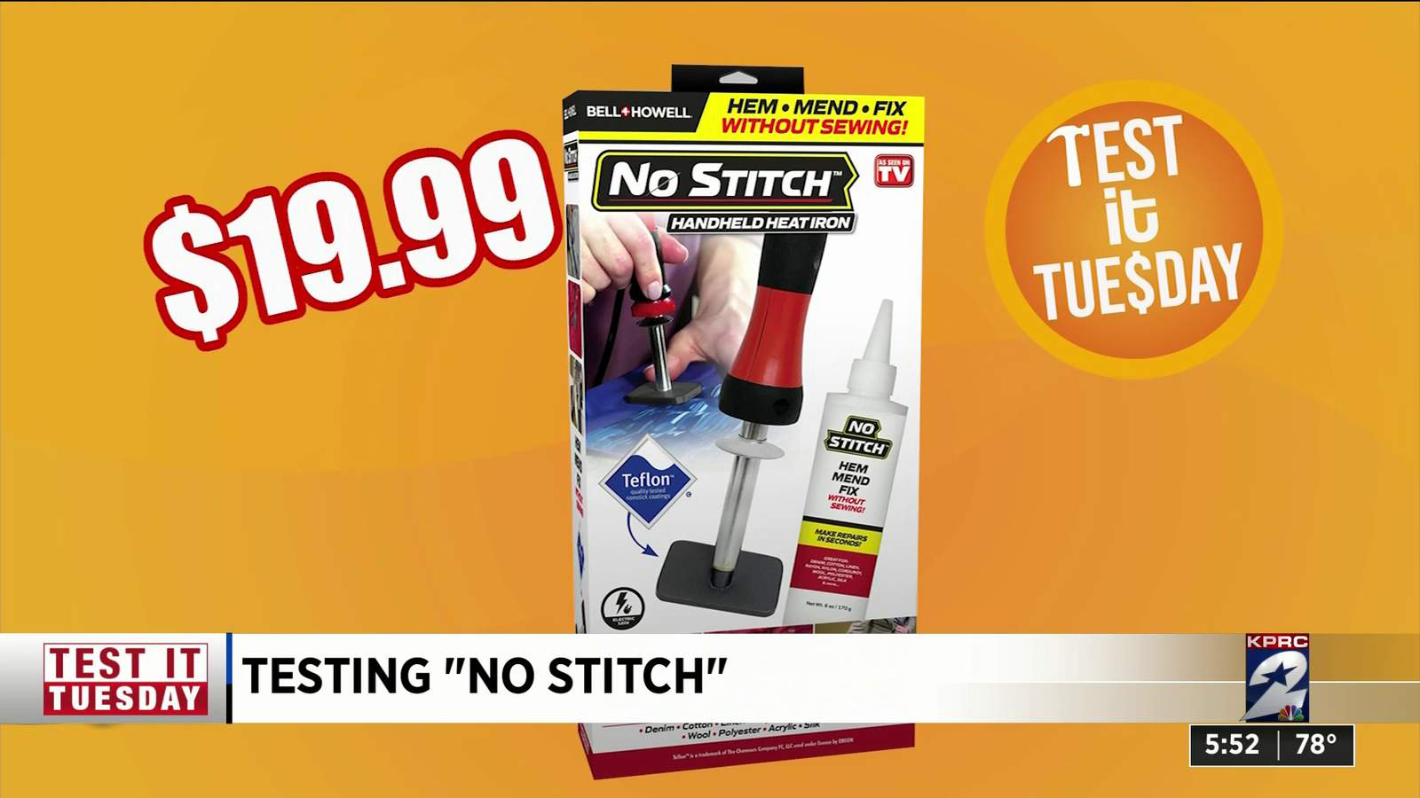 Test it Tuesday: Can No Stitch take the place of a needle and thread?