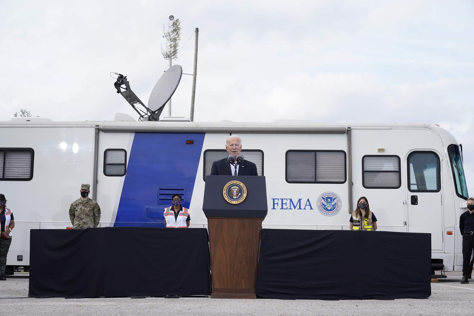 PHOTOS: President Biden, first lady visit Houston as Texas recovers from winter storm