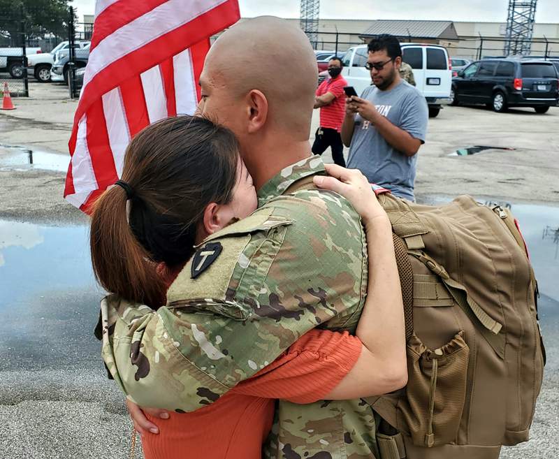 More than 100 soldiers come home to Texas after 9-month Middle East deployment