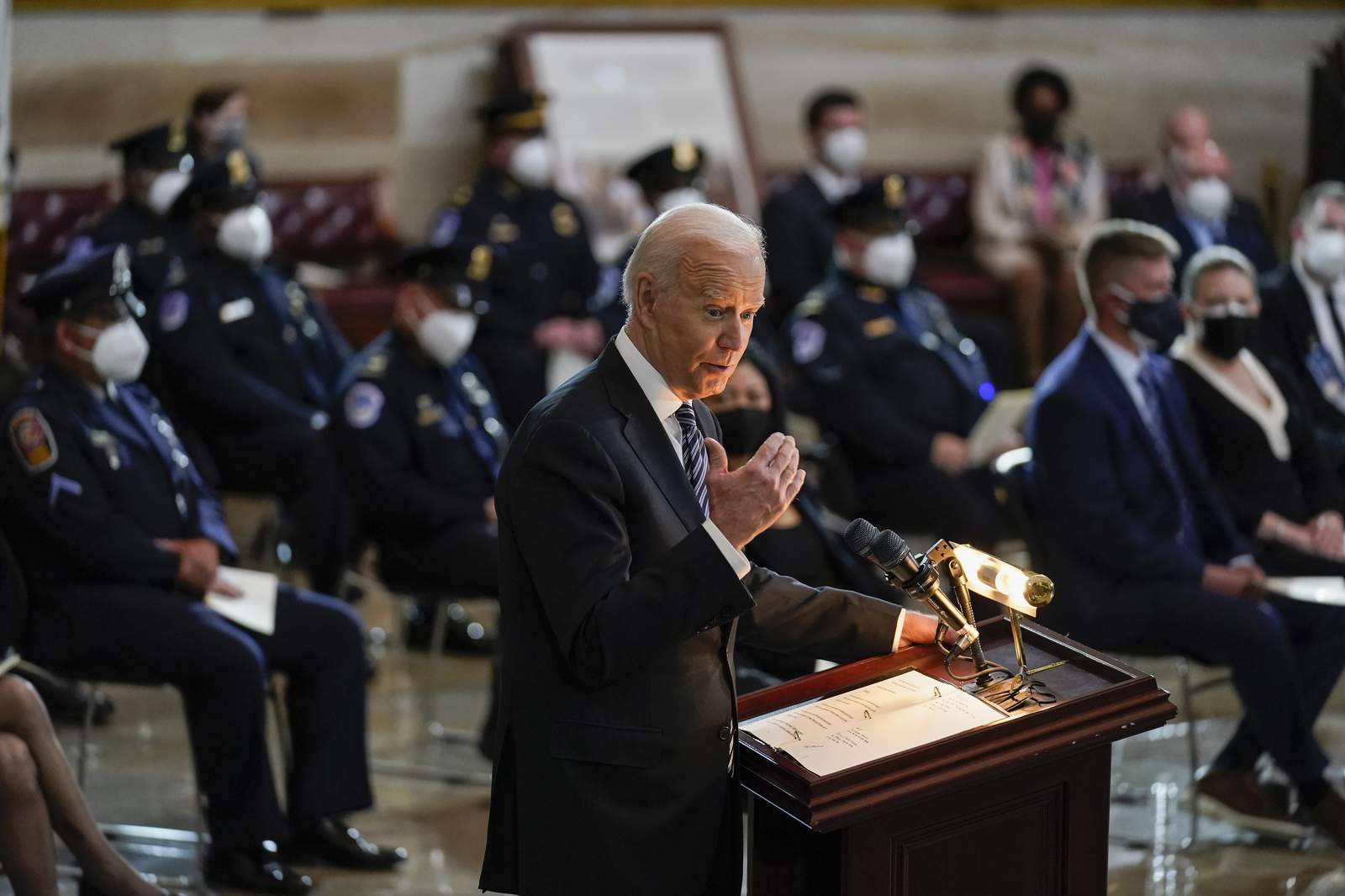 Biden eulogizes slain officer as Capitol Police mourn again